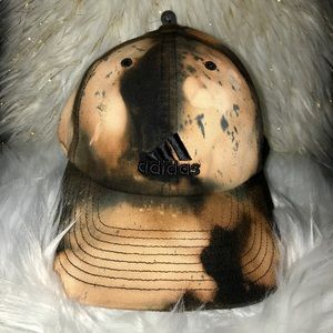 Adidas distressed tie dye hat